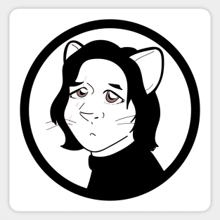 Sad Kylo Cat Sticker